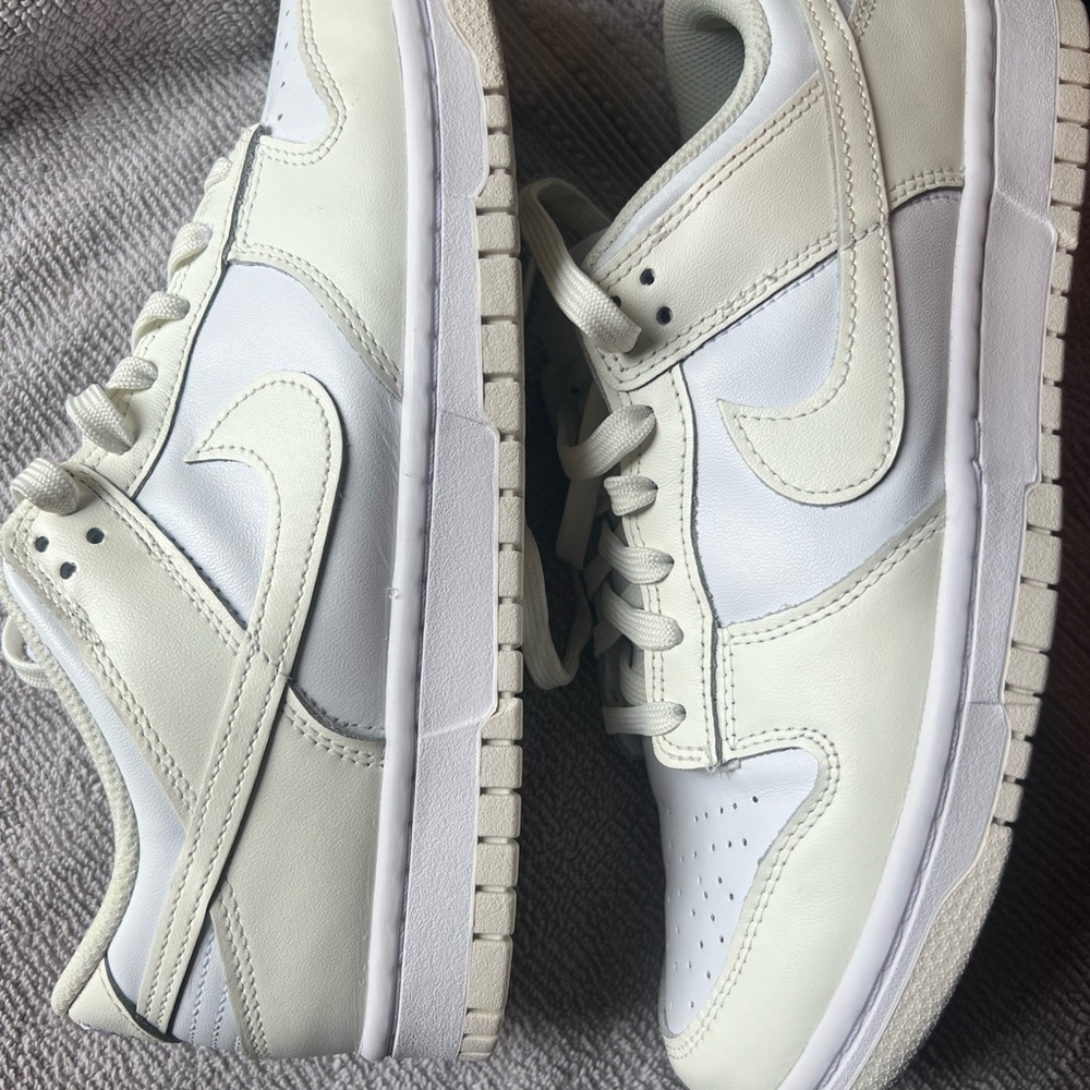 Nike Dunks low-worn once- - white sail DD1503-121